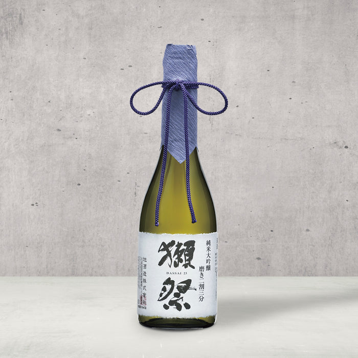 Dassai 23 Sake. Dassai 23, To craft the ultimate Junmai Daiginjo sake Dassai 23, Yamada-Nishiki rice is first polished down to 23%. It's polished 24 hours a day for 7 days straight—that's 168 hours spent on polishing! Shop Japanese sake online.