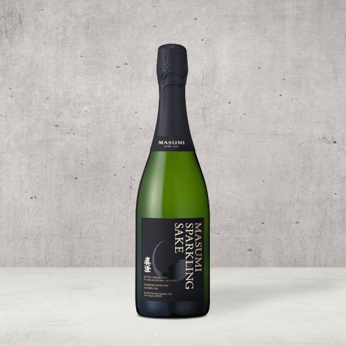 Masumi Sparkling Sake. New Label. Stunning Sake