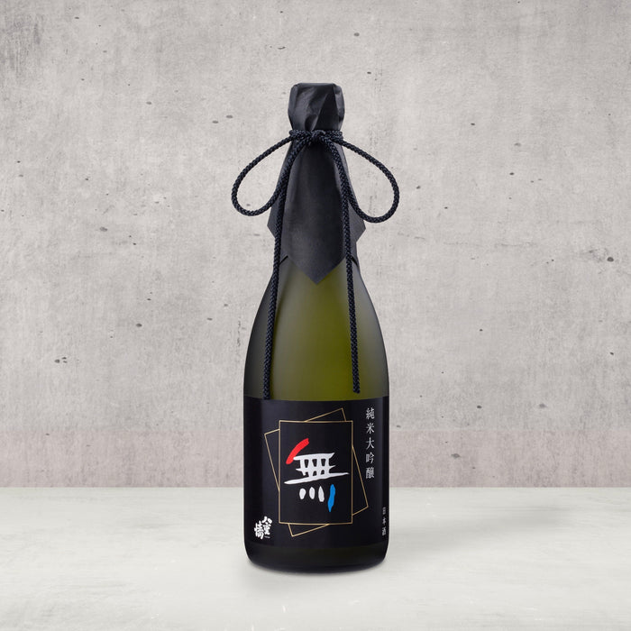Mu Junmai Daiginjo Black Label Sake. Yaegaki Mu Sake. Yaegaki Black Label Sake. Premium Sake.